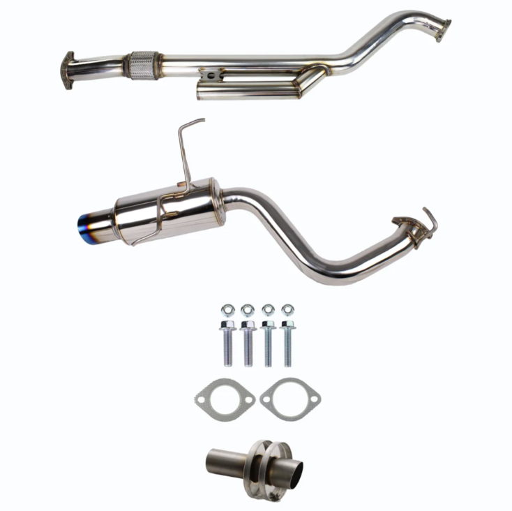 Invidia 2022+ Subaru WRX Single N1 Titanium Burnt Tip Cat-back Exhaust