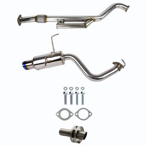 Invidia 2022+ Subaru WRX Single N1 Titanium Burnt Tip Cat-back Exhaust