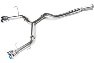 ETS Extreme Catback Exhaust Resonated Burnt Tips 2015-2021 WRX / 2015-2021 STI