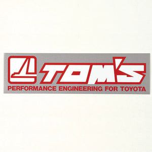 TOM'S Racing Legend Sticker (White / Red)