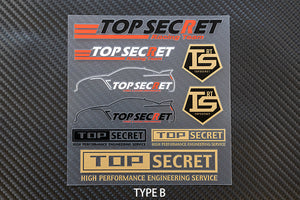 TOP SECRET ASSORTED STICKER PACK TYPE B