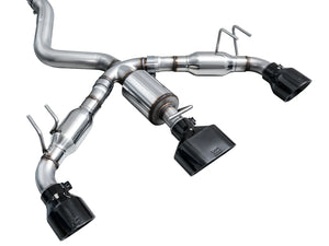 AWE Tuning 2023+ Toyota GR Corolla Track Edition Exhaust - Diamond Black Tips