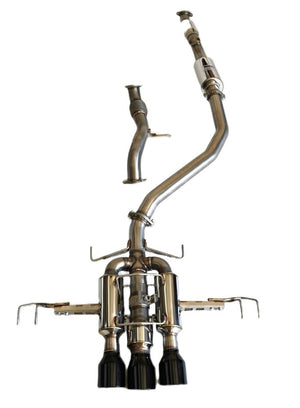 Invidia R400 Single Wall Black Tip Catback Exhaust  2022-2025 Honda Civic Type-R (FL5)
