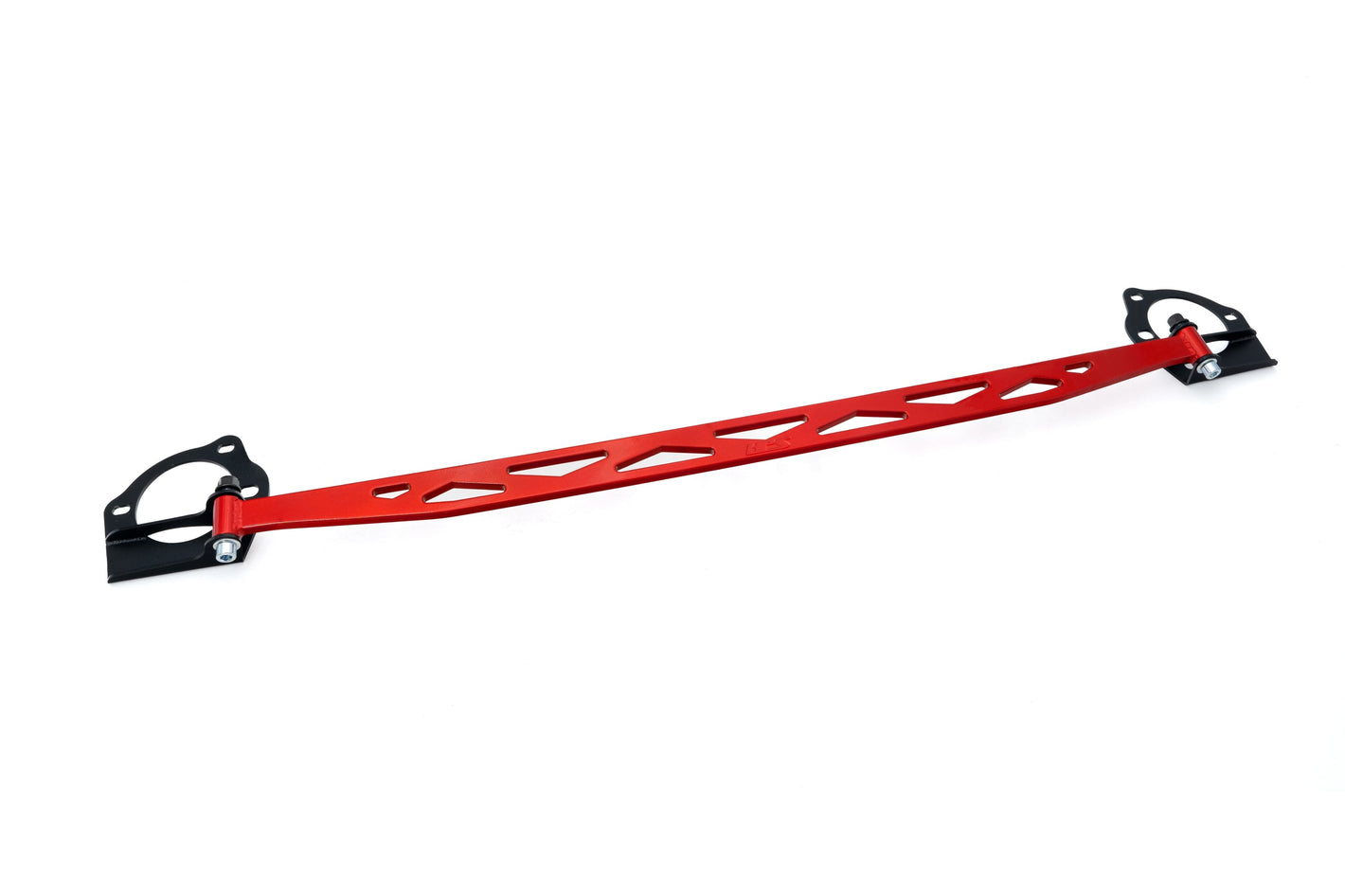 HPS Performance Aluminum Front Strut Tower Brace Bar Red 42-113R