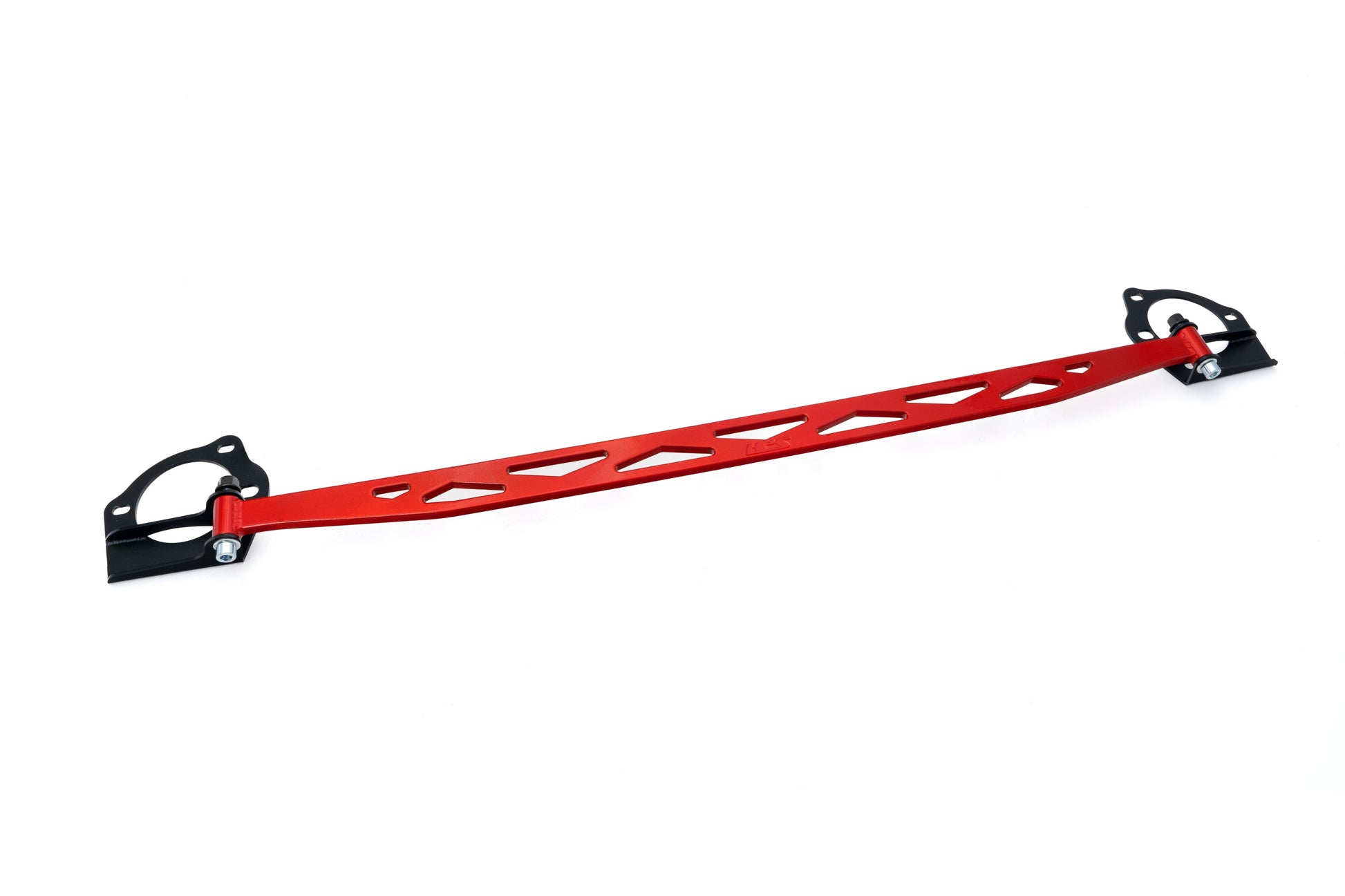HPS Performance Aluminum Front Strut Tower Brace Bar Red 42-113R
