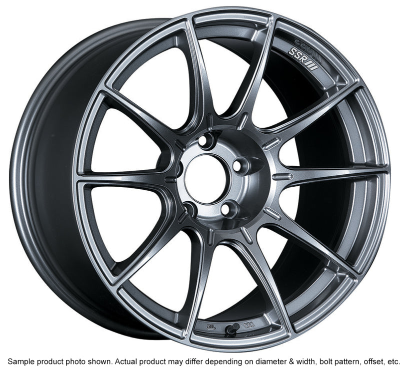 SSR GTX01 18x10.5 5x114.3 15mm Offset Dark Silver