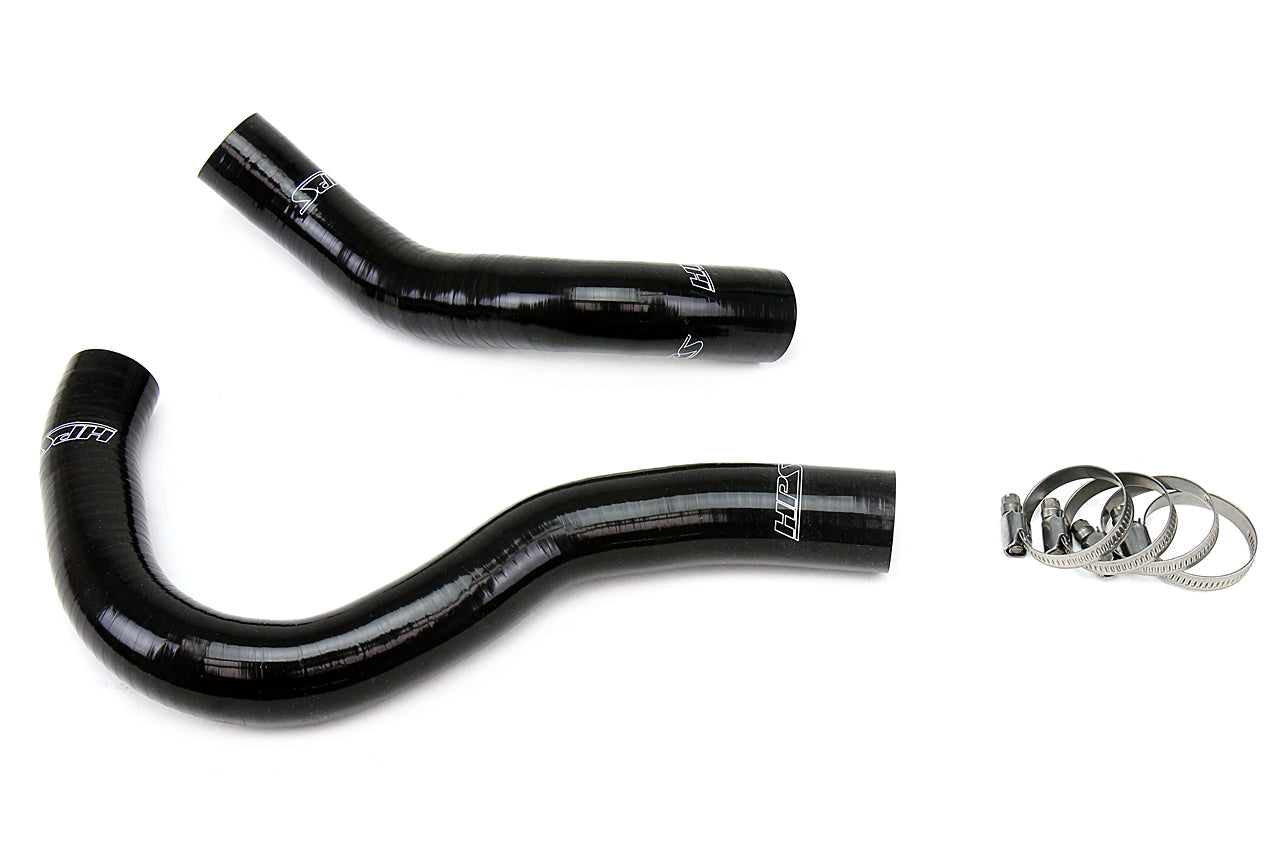 HPS Performance High Temp Reinforced Silicone Radiator Coolant Hose Kit Black 57-1001-BLK