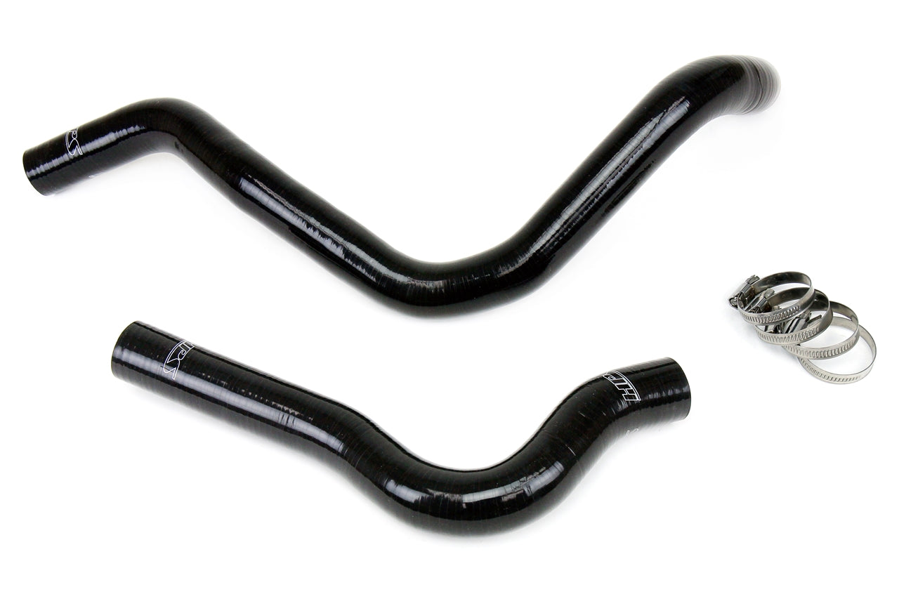 HPS Performance High Temp Reinforced Silicone Radiator Coolant Hose Kit Black 57-1019-BLK
