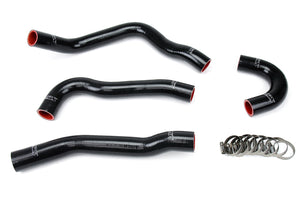 HPS Performance High Temp Reinforced Silicone Radiator Coolant Hose Kit Black 57-1043-BLK