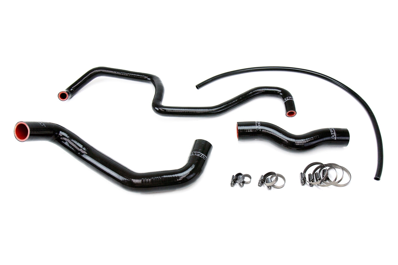 HPS Performance High Temp Reinforced Silicone Radiator Coolant Hose Kit Black 57-1048-BLK
