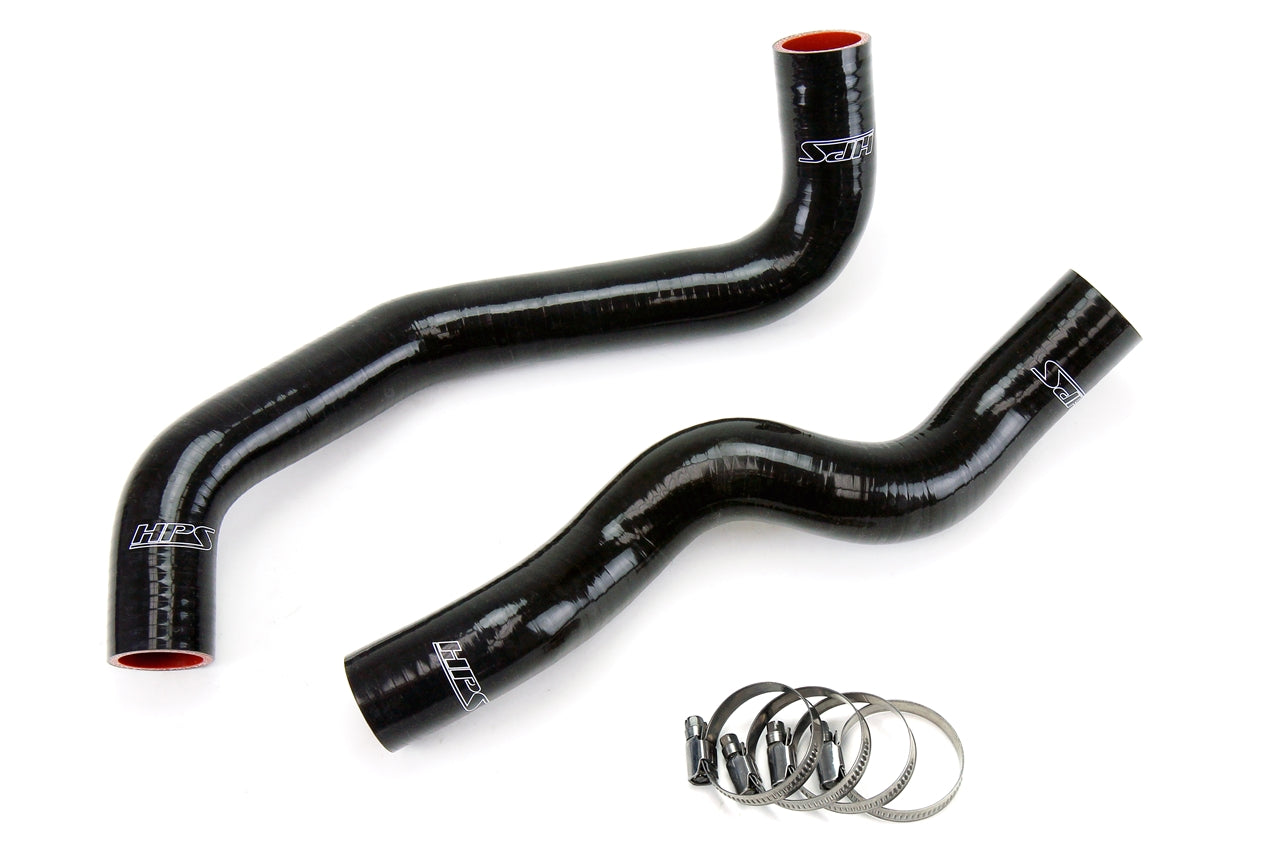 HPS Performance High Temp Reinforced Silicone Radiator Coolant Hose Kit Black 57-1049-BLK