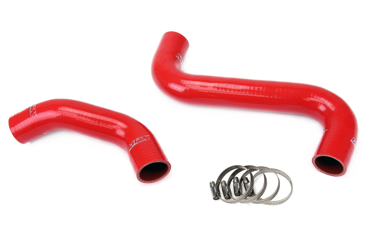 HPS Performance High Temp Reinforced Silicone Radiator Coolant Hose Kit Red 57-1061-RED