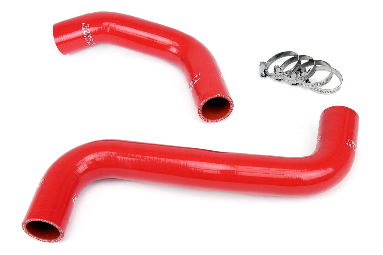 HPS Performance High Temp Reinforced Silicone Radiator Coolant Hose Kit Red 57-1064-RED
