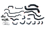 HPS Performance High Temp Reinforced Silicone Radiator and Heater Coolant Hose Kit Black 57-1516-BLK