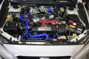 HPS Performance High Temp Reinforced Silicone Radiator and Heater Coolant Hose Kit, Blue 2015-2021 STI 2.5L Turbo