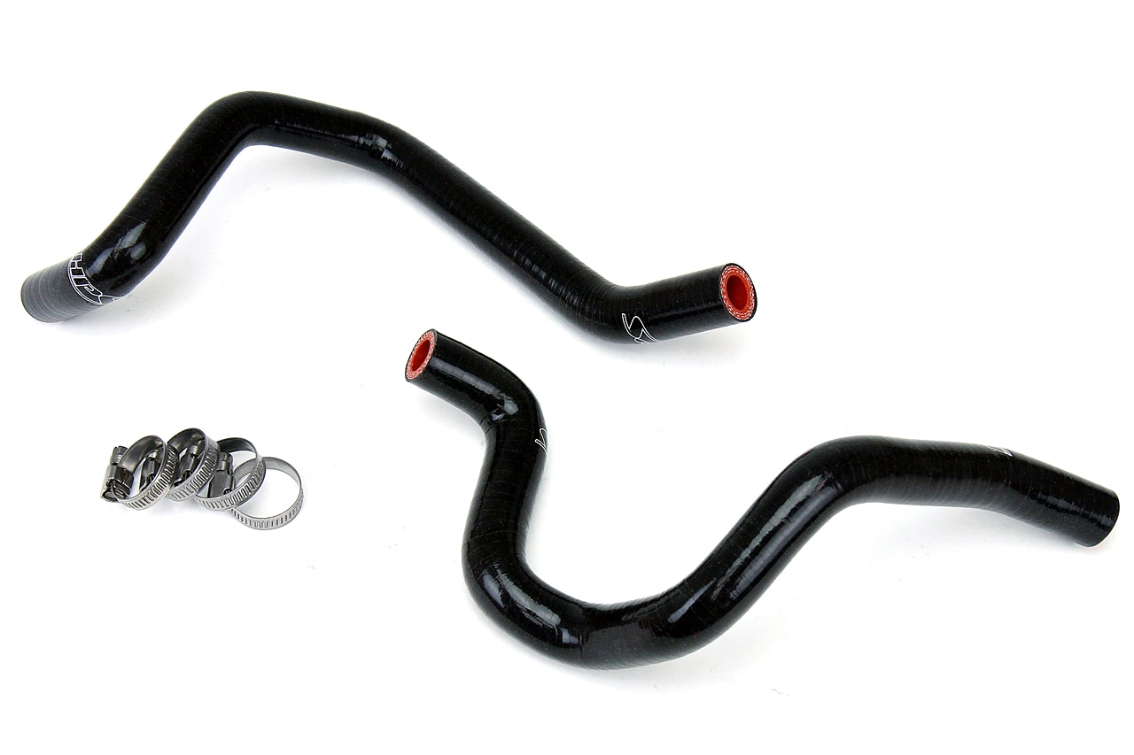 HPS Performance High Temp Reinforced Silicone Heater Coolant Hose Kit Black 57-1804-BLK