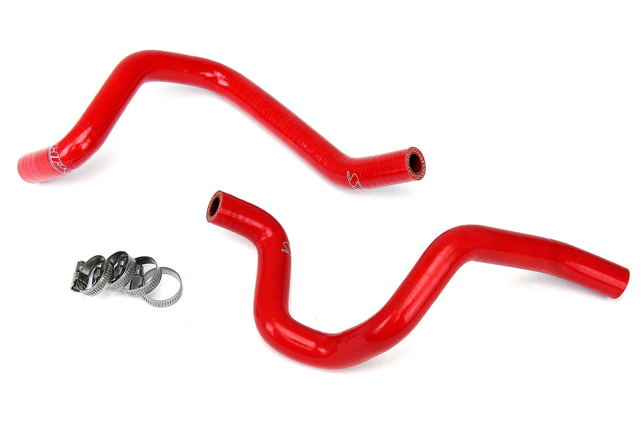HPS Performance High Temp Reinforced Silicone Heater Coolant Hose Kit Red 57-1804-RED