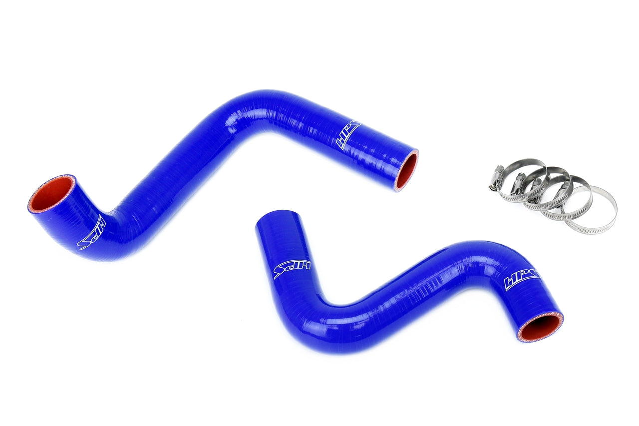 HPS Silicone Radiator Hose Kit Nissan 1989-1998 240SX with LS Swap LS1 water pump 9 o'clock thermostat KA24DE radiator Blue 57-1955-BLUE