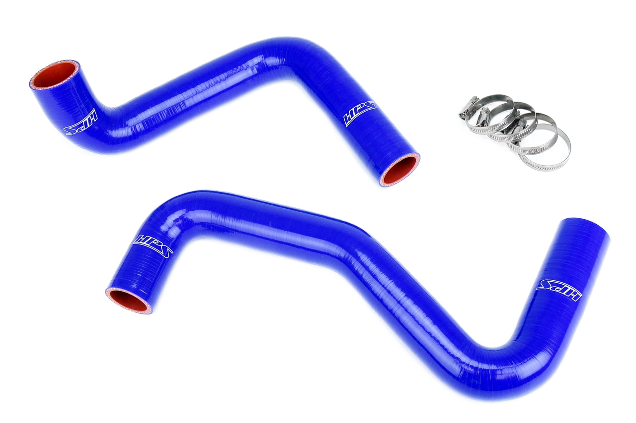 HPS Silicone Radiator Hose Kit Nissan 1989-1998 240SX with LS Swap LS1 water pump 9 o'clock thermostat SR20DET radiator Blue 57-1956-BLUE