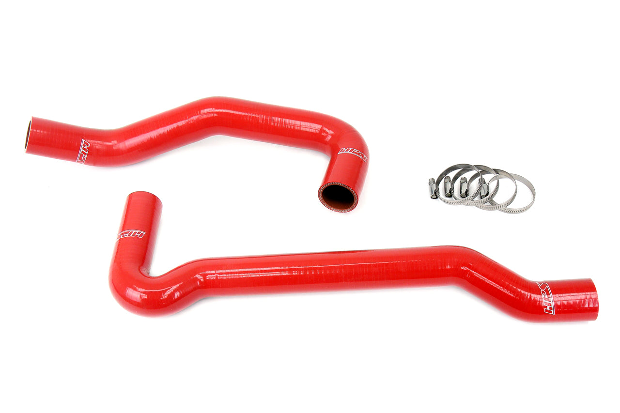 HPS Silicone Radiator Coolant Hose Kit Nissan 240SX S13 S14 S15 2JZ-GTE VVT-i Swap with SR20DET Radiator Red 57-1988-RED