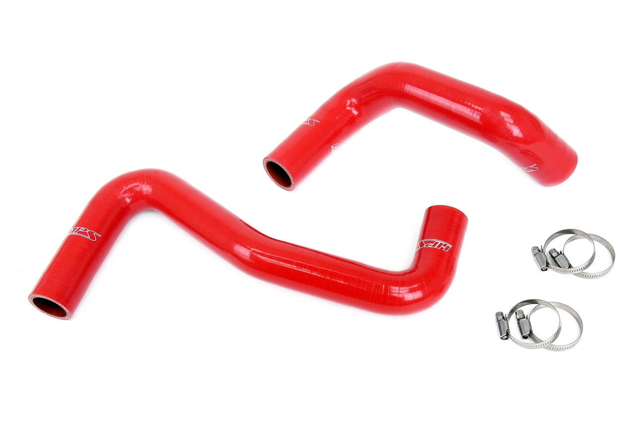 HPS Silicone Radiator Hose Kit Nissan 1989-1998 240SX with LS Swap LS1 water pump 8 o'clock thermostat SR20DET radiator Red 57-2058-RED