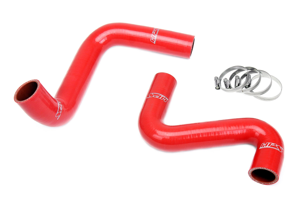 HPS Silicone Radiator Hose Kit Nissan 1989-1998 240SX with LS Swap LS3/LS7 water pump 9 o'clock thermostat SR20DET radiator Red 57-2060-RED