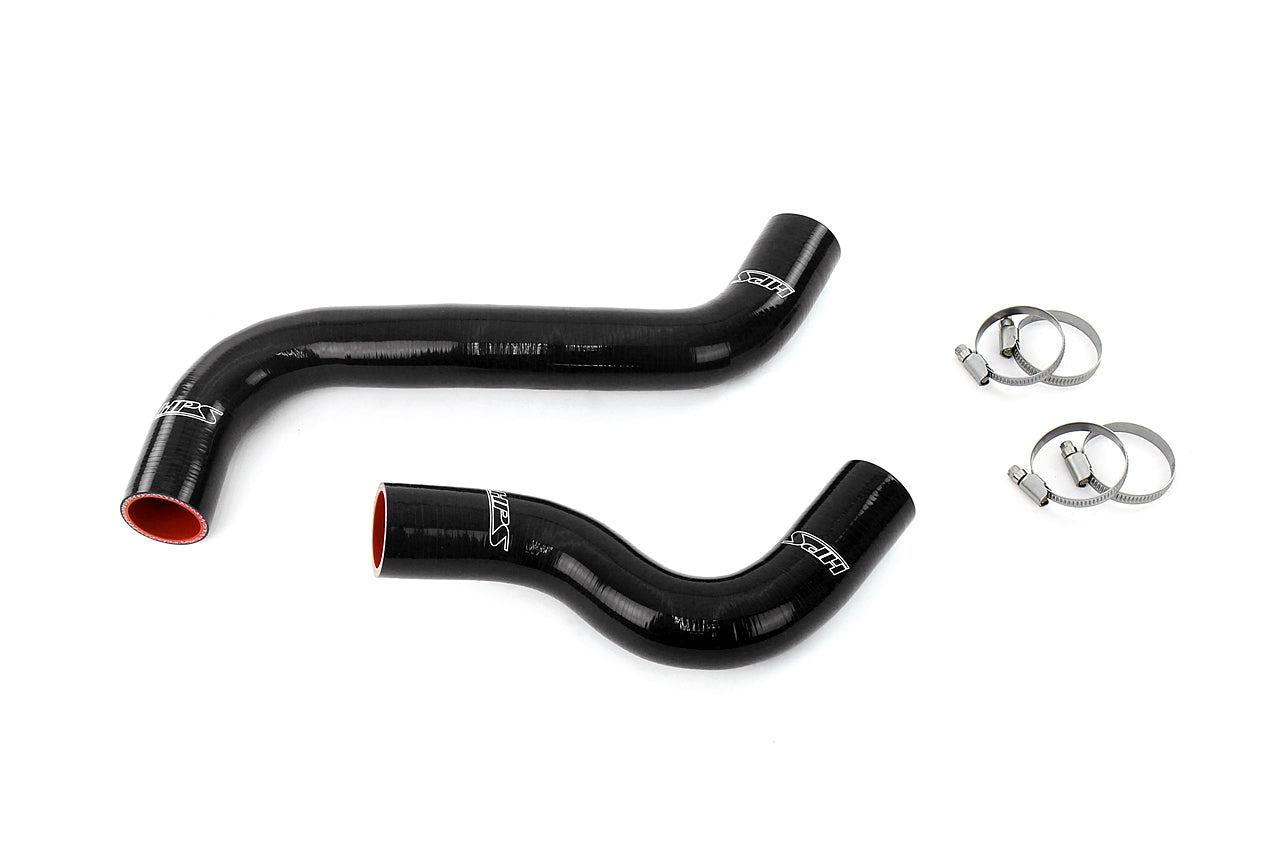 HPS Performance High Temp Reinforced Silicone Radiator Coolant Hose Kit Black 57-2092-BLK