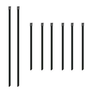 Mishimoto Set of Six 6in & Two 14in Stainless Steel Locking Ties