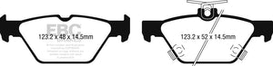 EBC Greenstuff Rear Brake Pads 2022-2023 WRX AT w/ Electric Parking Brake