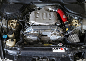 HPS Performance Red Shortram Air Intake Kit 2003-2006 Nissan 350Z 3.5L Includes Heat Shield