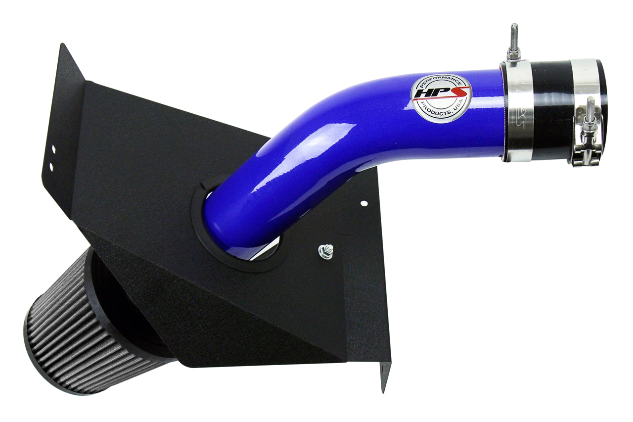 HPS Performance Cold Air Intake Kit Blue 837-573BL