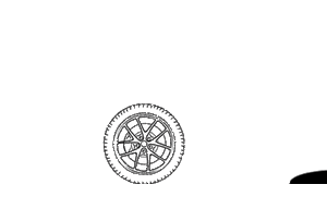 Rally Armor UR Blue Mud Flap w/ White Logo 2015-2021 WRX / 2015-2021 STI