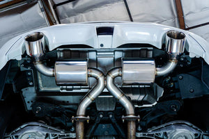 Remark Nissan 370Z (Z34) V2 Axle Back Exhaust w/Stainless Steel Double Wall Tip