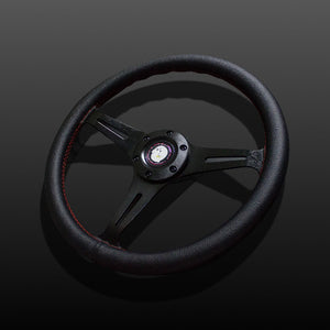 G Corporation 350mm Flat Steering Wheel