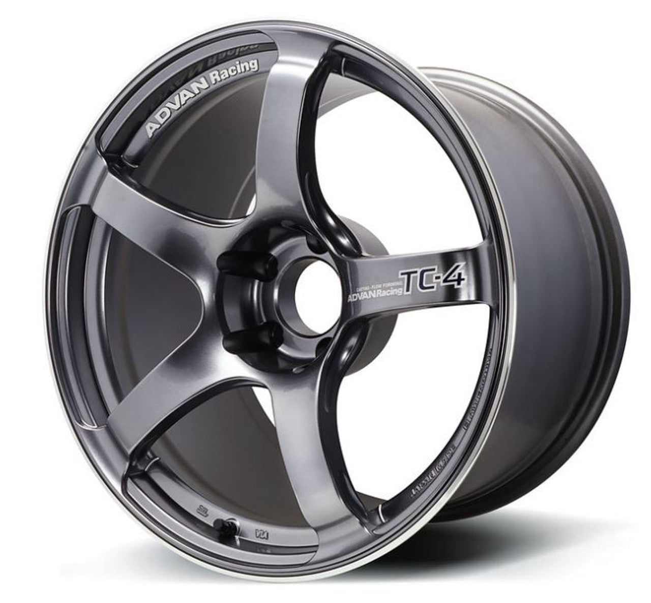Advan TC4 18x9.5 +12 5-114.3 Racing Gunmetallic and Ring Wheel