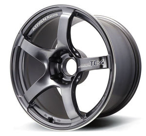 Advan TC4 18x9.5 +12 5-114.3 Racing Gunmetallic and Ring Wheel