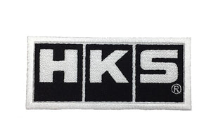 HKS Patch White Logo
