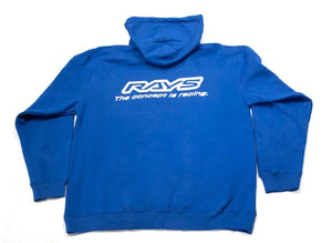 RAYS "CONCEPT IS RACING" 20S HOODIE ROYAL BLUE