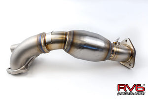 RV6 High Temp Catted Downpipe for 2017+ Civic Type-R / 2023+ Integra Type-S FK8/FL5/DE5