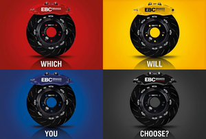 EBC Racing 2019+ Toyota GR Supra Apollo-6 Calipers 380mm Rotors Front Big Brake Kit