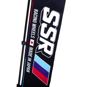 SSR Wheels Black Mini Nobori Banner w/ Stand
