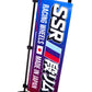 SSR Wheels Mini Nobori Banner Combo Black & Tri-Color
