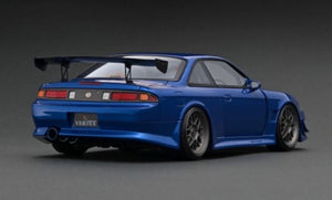 VERTEX Ignition Model Vertex Ridge Nissan S14 1/18th Scale Car Model (Blue)