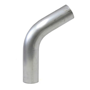 HPS 2.5 inch OD 60 Degree Bend 6061 Aluminum Elbow 16 Gauge w/ 2 1/2 inch CLR