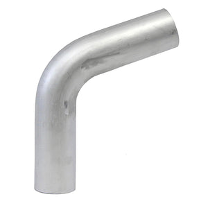 HPS 4 inch OD 70 Degree Bend 6061 Aluminum Elbow 16 Gauge w/ 4 inch CLR