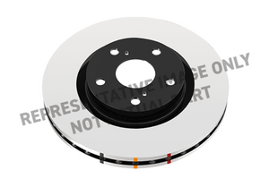 DBA Rear 4000 Series HD Brake Rotor 2017-2025 Honda Civic Type-R FK8 / FL5 / 2023-2025 Acura Integra Type-S DE5