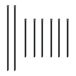 Mishimoto Set of Six 6in & Two 14in Stainless Steel Locking Ties