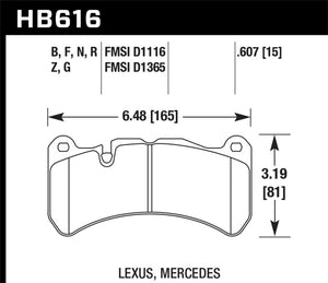 Hawk Ceramic Front Brake Pads 2018-2021 STI