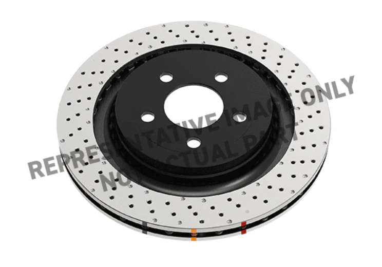 DBA Rear 4000 Series XD Brake Rotor 2017-2025 Honda Civic Type-R FK8 / FL5 / 2023-2025 Acura Integra Type-S DE5