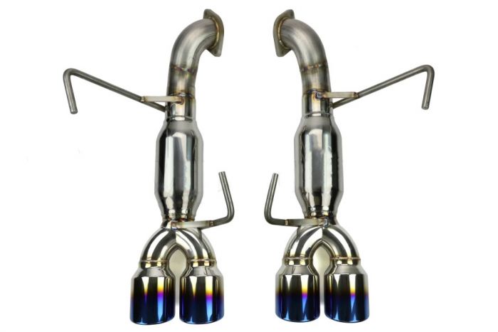 ETS Axle Back Exhaust Burnt Tips w/ Muffler 2015-2021 WRX / 2015-2018 STI